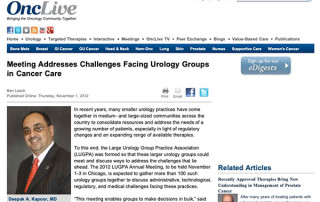Meeting Addresses Challenges Facing Urology Groups in Cancer Care