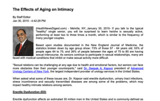 The Effects of Aging on Intimacy
