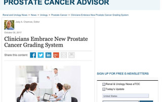 Clinicians Embrace New Prostate Cancer Grading System