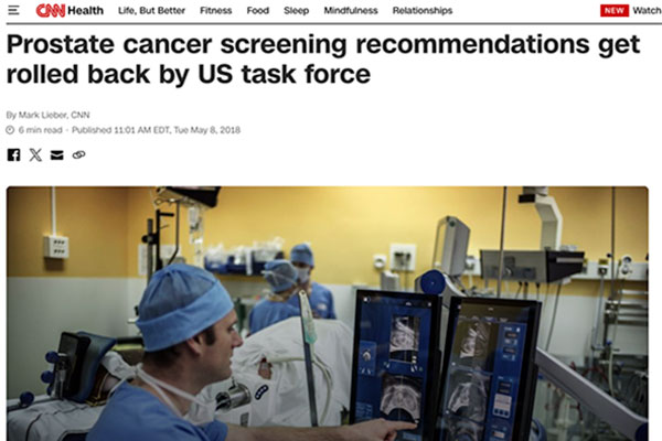 Prostate cancer screening recommendations get rolled back by US task force