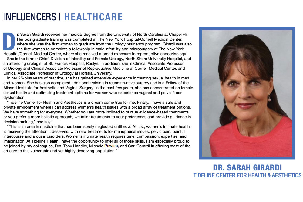 Dr. Sarah Girardi Chosen 2023 LIBN Healthcare Influencer